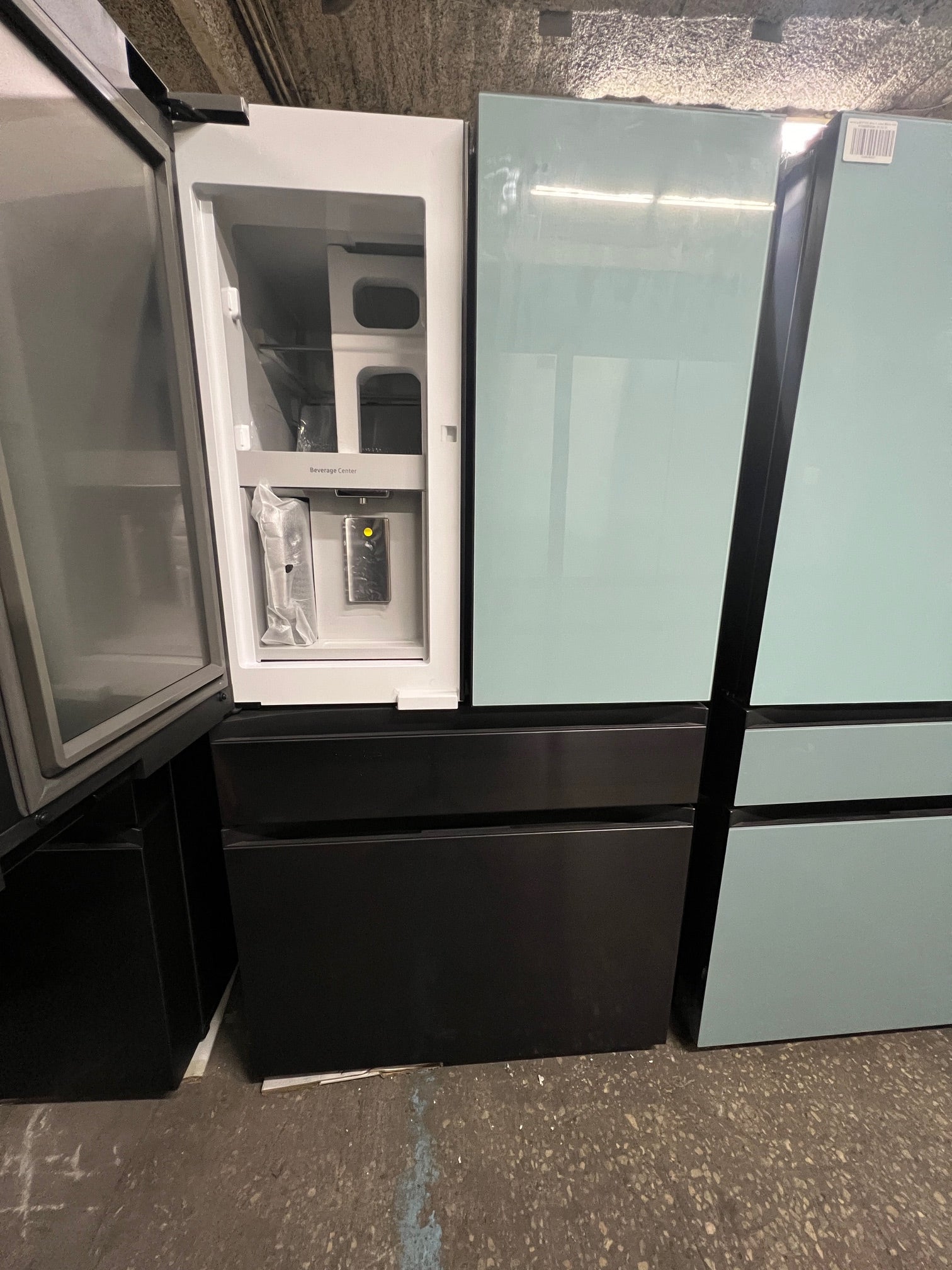 Samsung BESPOKE 29 cu. ft. 4-Door Blue & Black